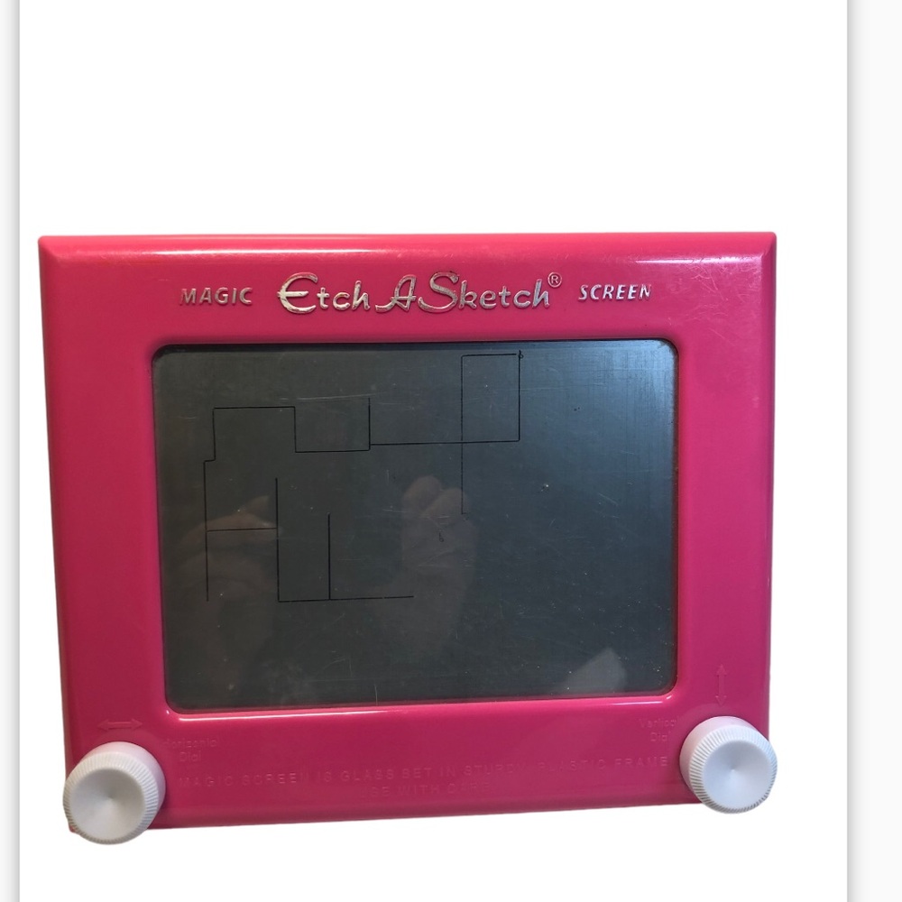 Pink Etch A Sketch Toy Spin Master